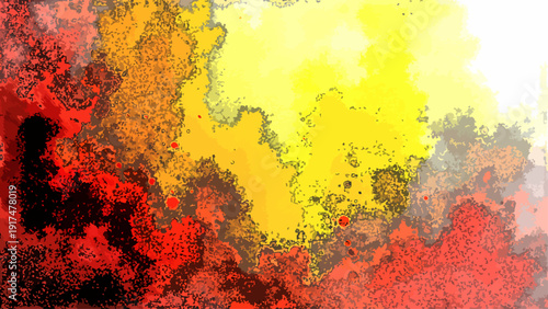 Vector Abstract artistic interplay of vibrant colors, creating a dynamic visual, with captivating textures and an expressive essence of an unique artistic composition Design