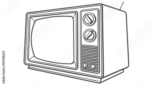 Vintage Television Set