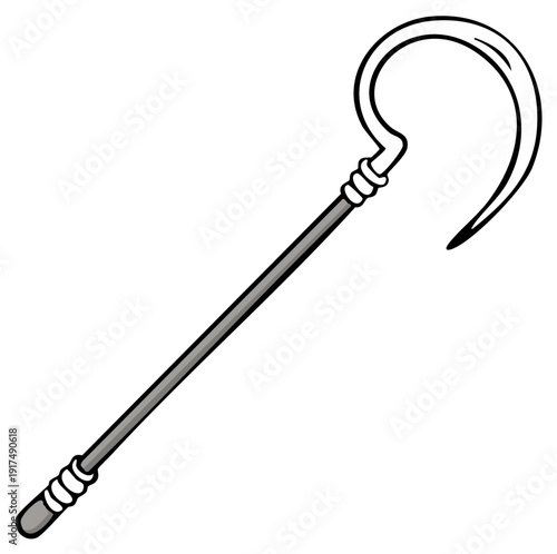 Ancient Egyptian Crook and Flail Symbol of Pharaoh Power and Authority