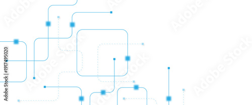 Abstract futuristic technology background. Technology background with crossed lines and dots.