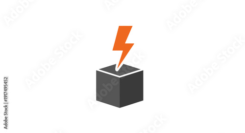 Electricity coming out of a box.