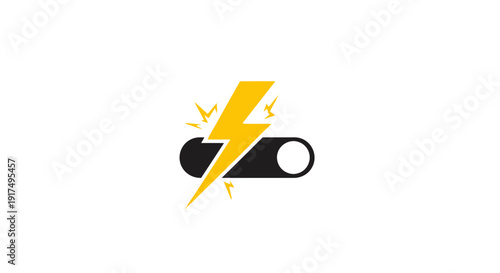 Electricity on a toggle switch.