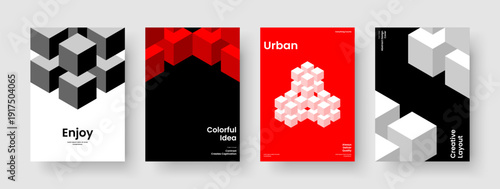 Creative Report Template. Geometric Business Presentation Layout. Modern Banner Design. Flyer. Book Cover. Background. Brochure. Poster. Portfolio. Newsletter. Pamphlet. Handbill. Notebook