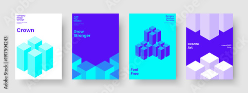 Modern Business Presentation Layout. Geometric Report Design. Isolated Brochure Template. Background. Flyer. Banner. Book Cover. Poster. Pamphlet. Brand Identity. Newsletter. Journal. Portfolio