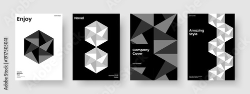 Abstract Brochure Layout. Modern Book Cover Design. Geometric Business Presentation Template. Background. Banner. Poster. Report. Flyer. Portfolio. Leaflet. Catalog. Advertising. Newsletter