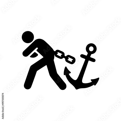 Dragging The Heavy Burden Icon