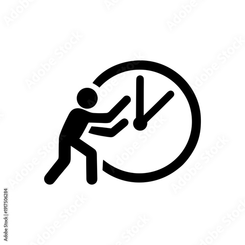 Pushing Against Time Icon