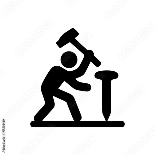 Hard Labor And Persistent Effort Icon