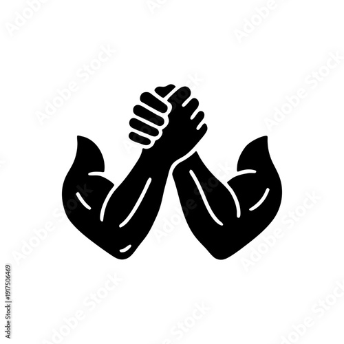 Strength And Competitive Struggle Icon