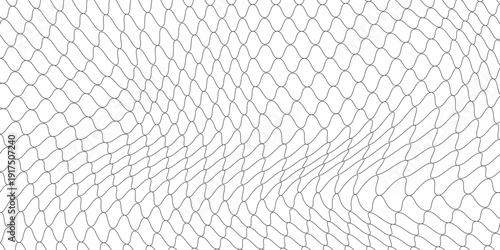 PrintMesh texture for fishing nets. Seamless pattern for sportswear or soccer goal, volleyball net, basketball hoop