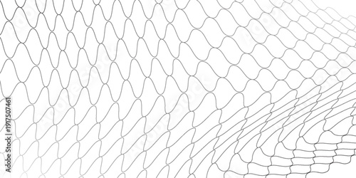 PrintMesh texture for fishing nets. Seamless pattern for sportswear or soccer goal, volleyball net, basketball hoop