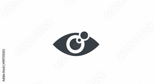 Graphic Design Eye Icon Symbol.