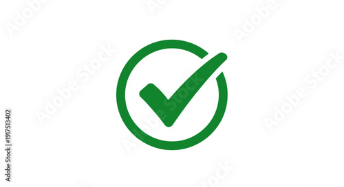 Green Checkmark Icon in Circle.