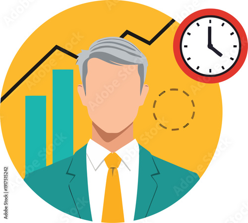 Cartoon chef wearing a white apron and red shirt confidently holds grilling utensils like a large fork and spatula amidst bright orange and yellow flames suggesting intense cooking heat