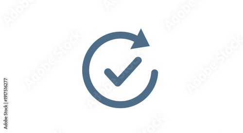 Refresh Check Mark Loading Icon.