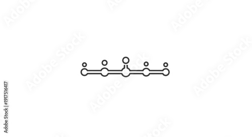 Molecular structure model chemistry science.