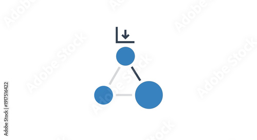 Molecular structure with blue spheres connected.