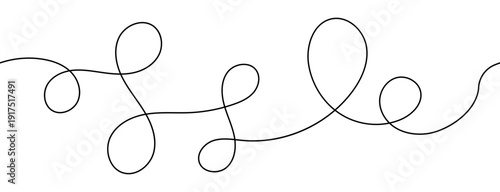 Rope-like continuous abstract line