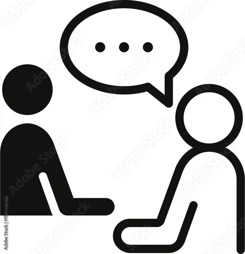 dialogue box silhouette vector Chat icon in line design speech bubble comment icon speech bubble symbol Chat message icons - talk message Bubble chat