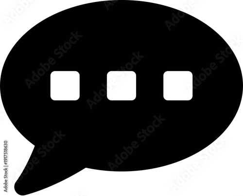 dialogue box silhouette vector Chat icon in line design speech bubble comment icon speech bubble symbol Chat message icons - talk message Bubble chat
