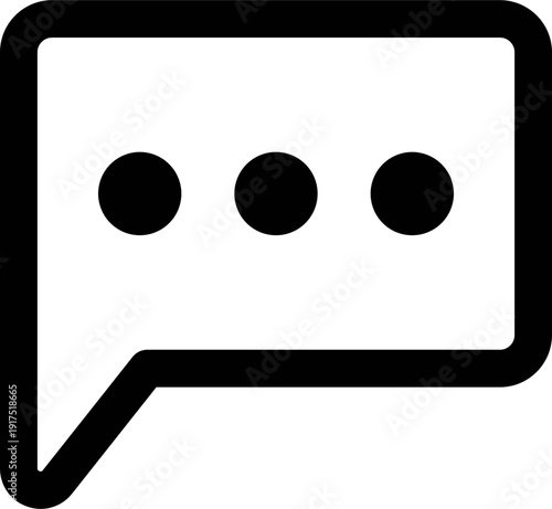 dialogue box silhouette vector Chat icon in line design speech bubble comment icon speech bubble symbol Chat message icons - talk message Bubble chat