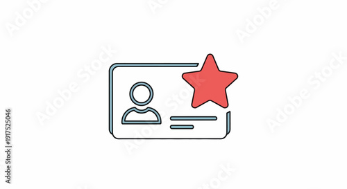 Starred User Profile Identification Icon.