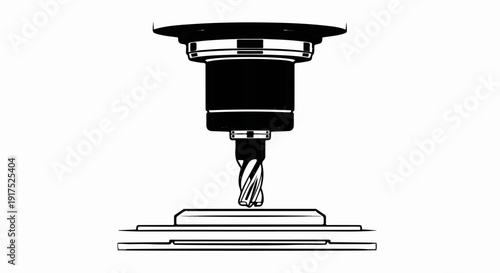 Industrial cutting tool precisely working on metallic material