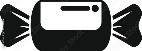 Candy in wrapper providing a concept for food, sugar, and dessert