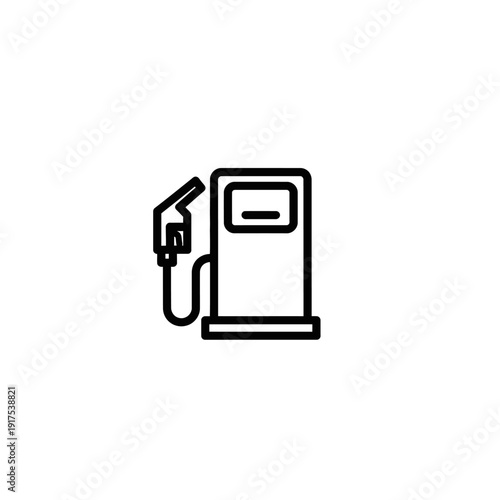 Fuel Dispenser Pump at Gas Station with Modern Design for Transportation and Energy