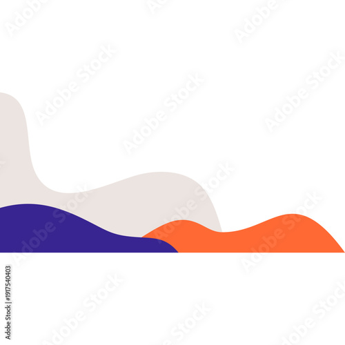 Colorful Corner Border Art Decoration