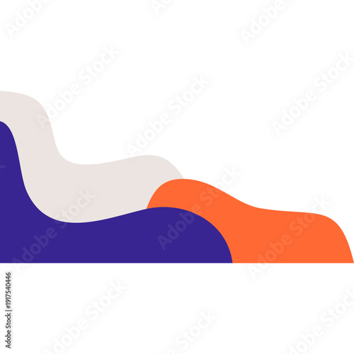 Colorful Corner Border Art Decoration