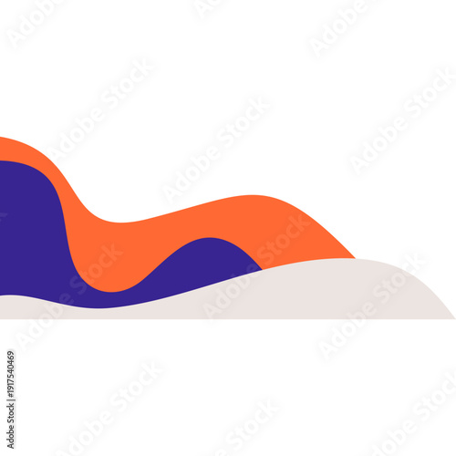 Colorful Corner Border Art Decoration