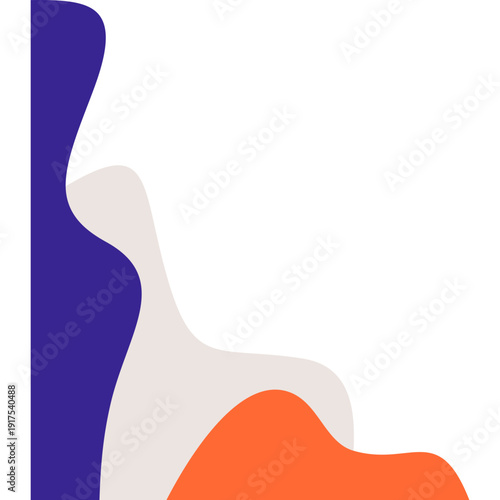 Colorful Corner Border Art Decoration