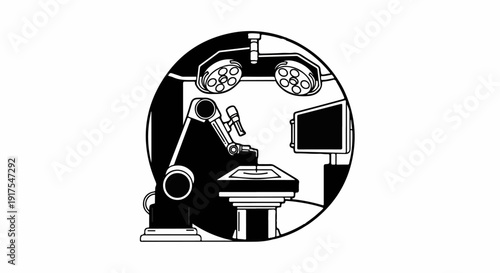 Robotic surgical system in an operating room
