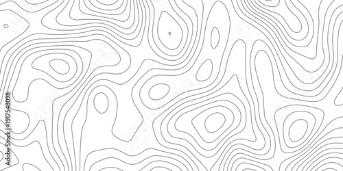 Topographic map background with geographic grid for hiking and mountain sport. luxury topographic wavy pattern and geographic grid map design. paper texture Imitation of a geographical map shades.