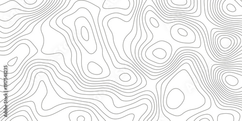 Topographic map background with geographic grid for hiking and mountain sport. luxury topographic wavy pattern and geographic grid map design. paper texture Imitation of a geographical map shades.