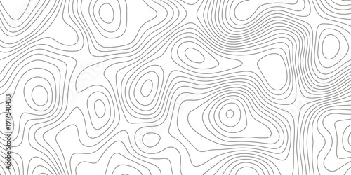 Topographic map background with geographic grid for hiking and mountain sport. luxury topographic wavy pattern and geographic grid map design. paper texture Imitation of a geographical map shades.