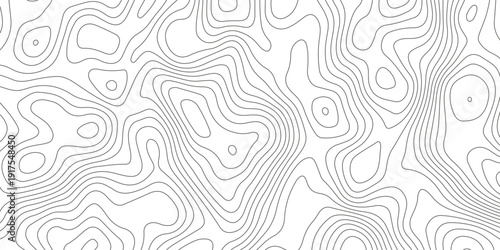 Topographic map background with geographic grid for hiking and mountain sport. luxury topographic wavy pattern and geographic grid map design. paper texture Imitation of a geographical map shades.