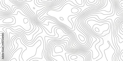 Topographic map background with geographic grid for hiking and mountain sport. luxury topographic wavy pattern and geographic grid map design. paper texture Imitation of a geographical map shades.