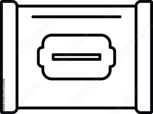 Wet wipes in a package with a dispenser opening