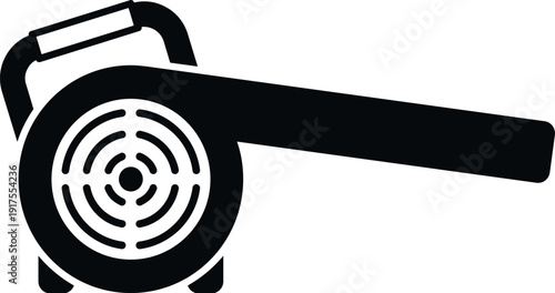 Leaf blower icon illustrating a common gardening and yard clearing equipment