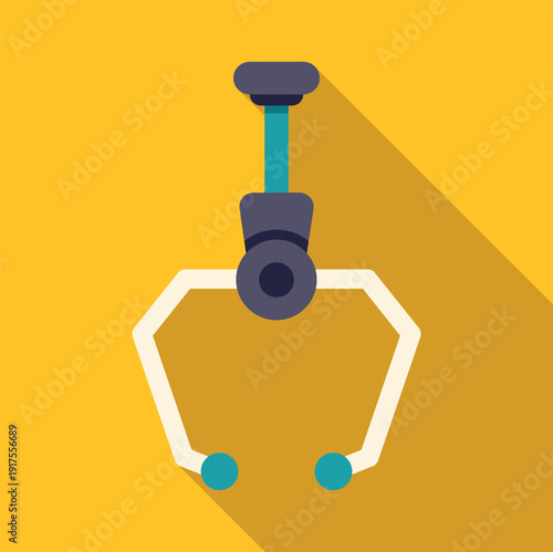 Robot claw grabber arm for arcade toys or industrial automation concept