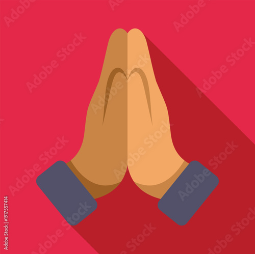 Hands in namaste gesture symbolizing prayer, gratitude, and hope