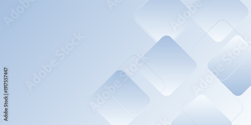 Subtle Blue Gradient Background with Translucent Rounded Squares: Minimalist Geometric Design for Corporate or Technology Presentations and Clean Interface Aesthetics, design