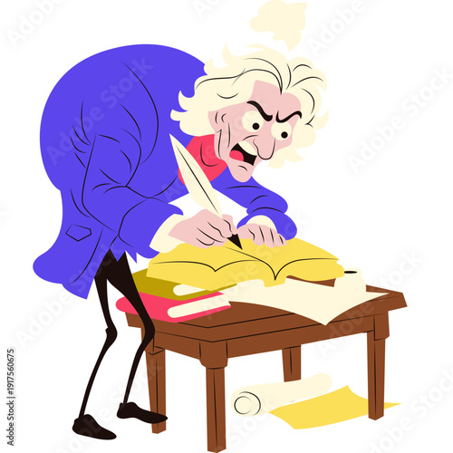 John Locke writing about natural rights