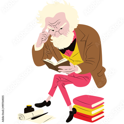 Wilhelm Dilthey studying human experience deeply