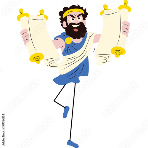 Philo of Alexandria merging Greek thought with scripture