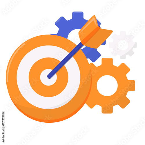 Online Business Growth Illustration