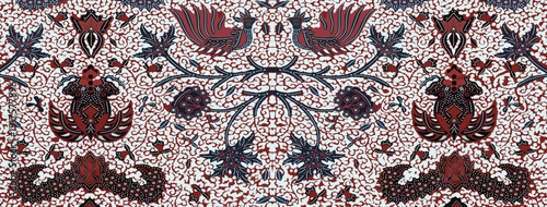  batik wahyu tumurun batik floral pattern illustration