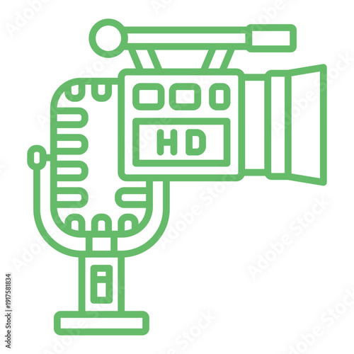 Broadcast video Icon